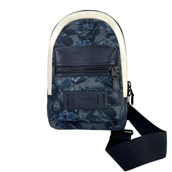 NEW Coach Bag TERRAIN PACK FLORAL HAWAIIAN PRINT CANVAS Backpack F59302 - Picture 1 of 14